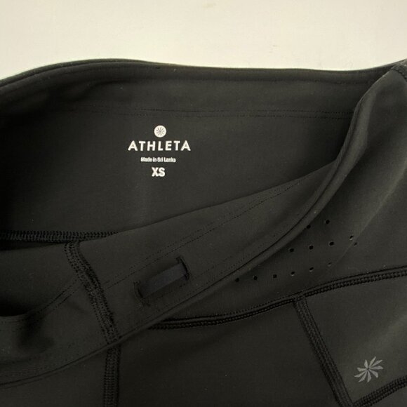 Athleta Stealth Trucool Capri Black Leggings XS - Picture 6 of 8